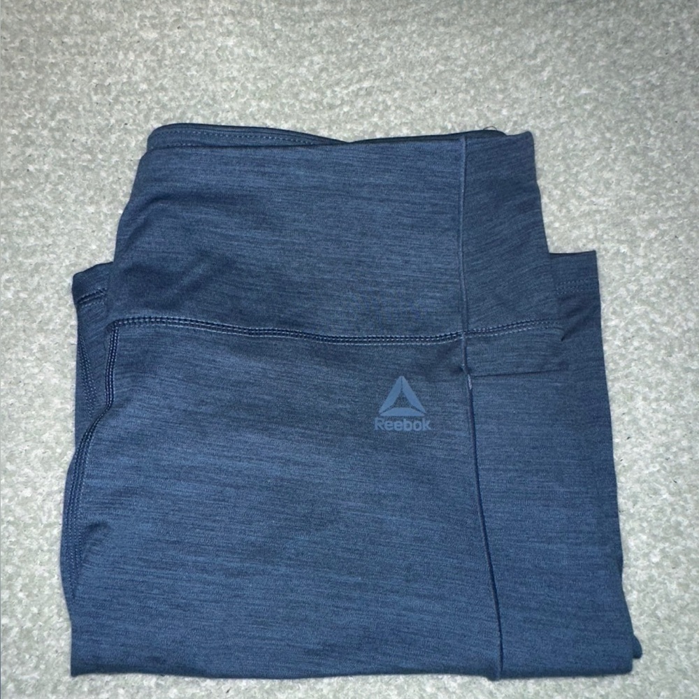 Reebok Navy Active Biker Shorts